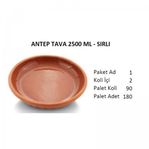 VIAPOT ANTEP TAVA 2500 ML SIRLI KL:2