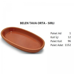 VIAPOT BELEN OVAL TAVA ORTA 27 CM SIRLI KL:12 