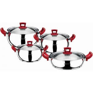 HASCEVHER ALYA 6 PCS GÜVEÇ SAHAN TENCERE SETİ