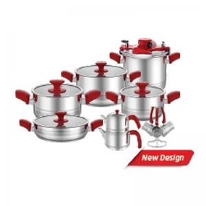 HASCEVHER SAPHİRA 18 PRÇ TENCERE ÇEYİZ SETİ KL:1