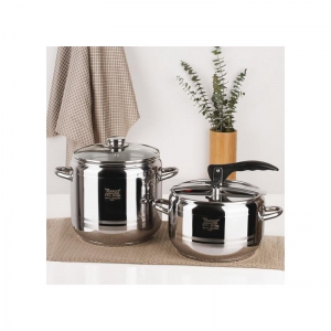 HOME PERFECT 5LT+7LT DÜDÜKLÜ SET-SİYAH KULP KL:1