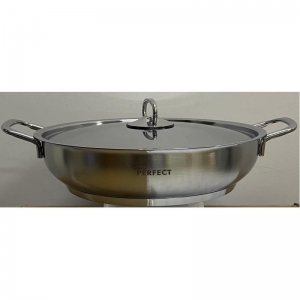 HOME PERFECT 28X6,7 CM KAVURMA TENCERESİ ÇELİK KAPAKLI