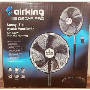 AİRKİNG ( RUBENİS ) OSCAR PRO SANAYİ TİPİ VANTİLATÖR 18 İNCH 130 W