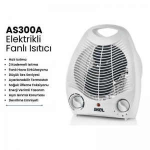AKEL AS300A ELEKTRİKLİ FANLI ISITICI KL:12
