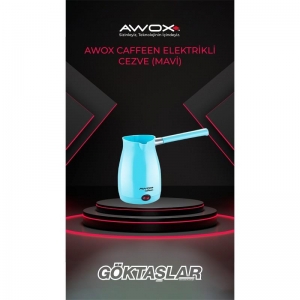 AWOX CAFFEEN ELEKTRİKLİ CEZVE MAVİ  