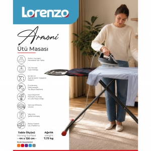 LORENZO ARMONİ ÜTÜ MASASI KL:2