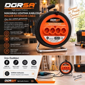 DORSA 40 MT MAKARALI UZATMA KABLOSU