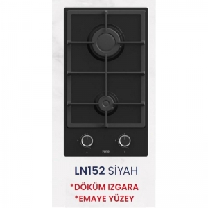 FERRE LN152 SİYAH 30 CM 2 Lİ ANKSTRE OCAK