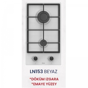 FERRE LN153 BEYAZ 30 CM 2 Lİ ANKASTRE OCAK