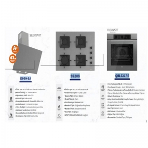 FERRE ANKASTRE SET GRİ (D079-SA-SS208-QBL62CPR)
