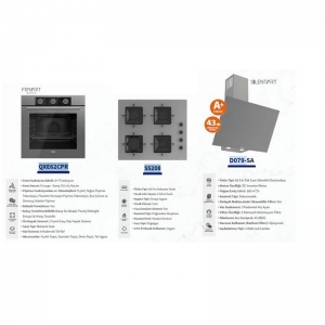 FERRE ANKASTRE SET GRİ (QXE62CPR-SS208-D079-SA)