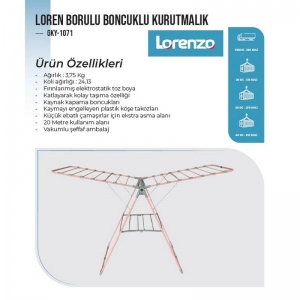 LORENZO LOREN BORULU BONCUKLU KURUTMALIK KL:6