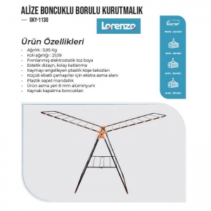 LORENZO ALİZE BONCUKLU BORULU KURUTMALIK KL:5