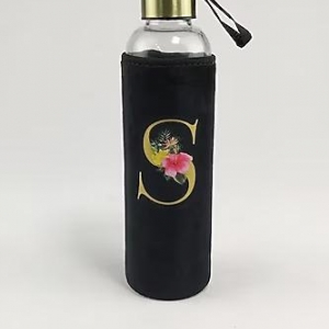 HARFLİ 600 ML CAM MATARA