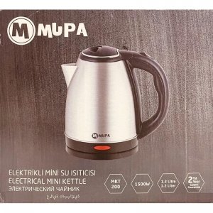 MUPA MKT200 OTEL TİPİ INOX 1.2 LT KETTLE KL:6