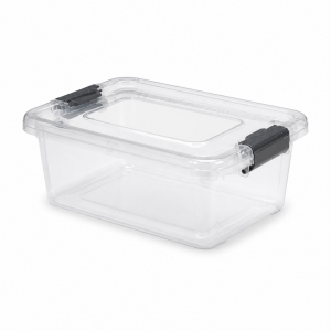 HOBİ BOX - YATAY KİLİTLİ SAKLAMA 30 LT ŞEFFAF KL:10 LU