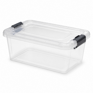 HOBİ BOX - YATAY KİLİTLİ SAKLAMA 80 LT ŞEFFAF KL:6 LI