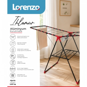 LORENZO IHLAMUR ALÜMİNYUM KURUTMALIK KL: 6