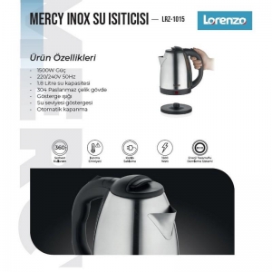 LORENZO MERCY SU ISITICISI İNOX KL:6