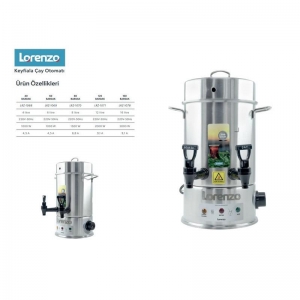 LORENZO KEYFİALA 160 BARDAK ÇAY OTOMATI KL:2