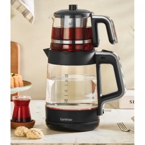 LORENZO - CRYSTAL GLOW CAM ÇAY MAK ANTRASİT KROM KL:4