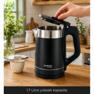 LORENZO - AMORE İNOX SU ISITICISI KAPLAMALI KETTLE KL:6