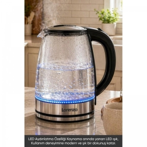 LORENZO - AQUA 1.8 LT CAM SU ISITICI KETTLE KL:6