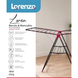 LORENZO LOREN BORULU BONCUKLU KURUTMALIK KL:6