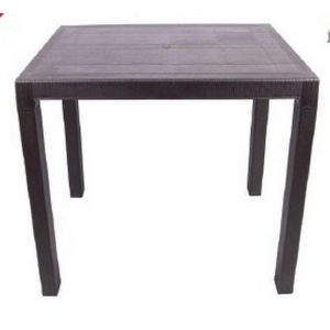 MANDELLA - 80X80 ELİT RATTAN MASA  (CAMSIZ) - EKO