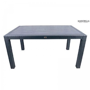 MANDELLA - 90X150 ELİT RATTAN MASA  (CAMSIZ) - ORJİNAL