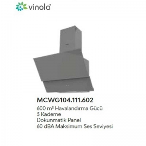 VİNOLA ANKASTRE DAVLUMBAZ DOKUNMATİK GRİ