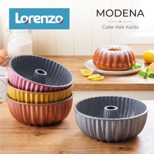 LORENZO - MODENA CAKE KEK KALIBI ROSE (1 PALET 240 ADET)