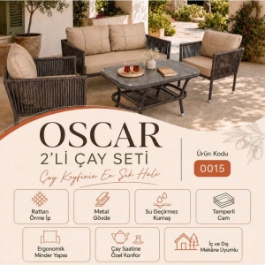 OSCAR ÇAY SETİ ANTRASİT