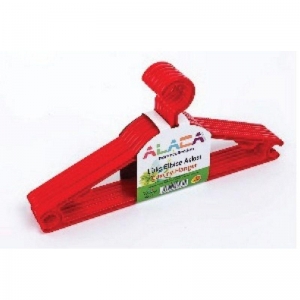 ALACA - LÜXS SABİT ELBİSE ASKISI 6'LI