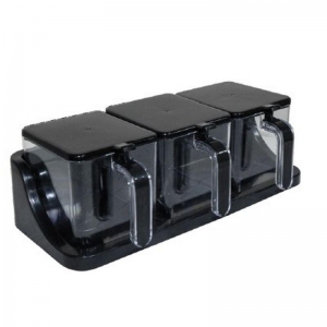 ALACA - TAPİX 3'Lİ KRİSTAL BAHARATLIK KL:12 Lİ