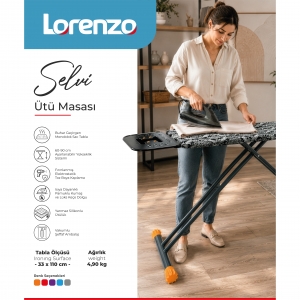 LORENZO SELVİ ÜTÜ MASASI KL : 4