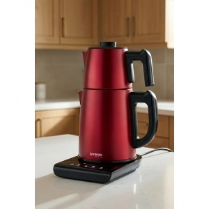 LORENZO - SMART TEA 5 in 1 KONUŞAN ÇAY MAKİNESİ KIRMIZI KL:4