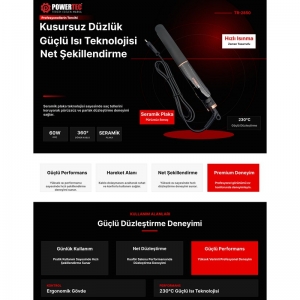 POWERTEC TR-2860 SERAMİK SAÇ DÜZLEŞTİRİCİ