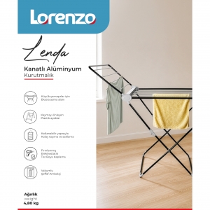 LORENZO LENDA ALÜMİNYUM KANATLI KURUTMALIK KL:5