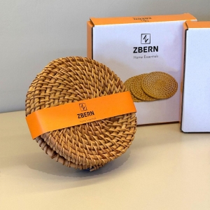 ZBERN 3 ADET 10X10 CM RATTAN MAT KL: 24