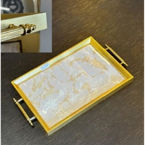 CHS-5002-03  MAT ALTIN DEK. TEPSİ 40X27X3 KL:12